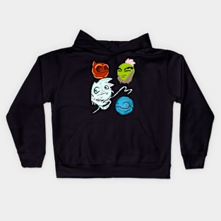 the 4 elements Kids Hoodie